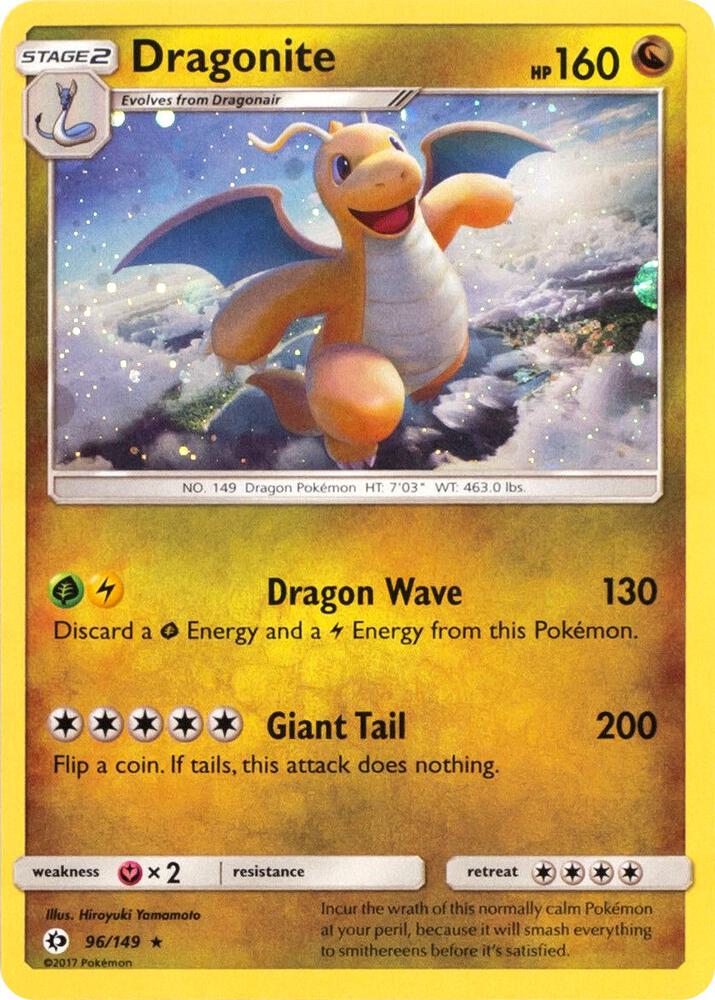 Dragonite 096/149 (Miscellaneous Cards & Products)  - Cosmo Holofoil | Good Games Adelaide SA