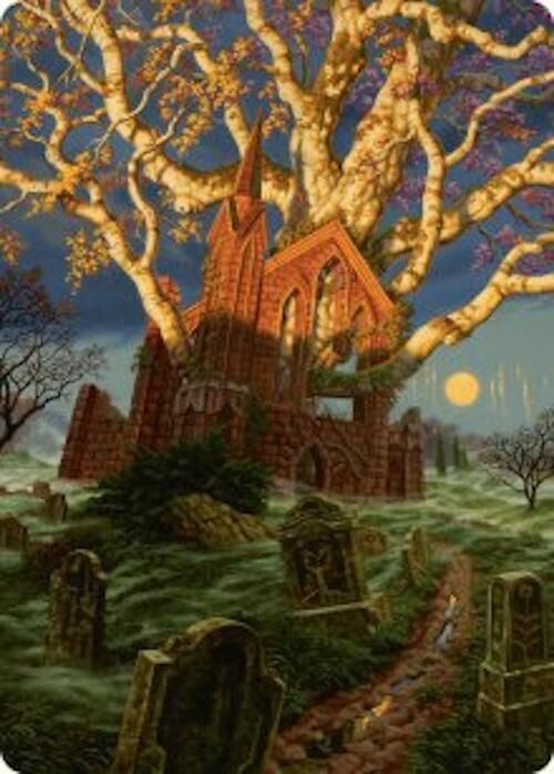 Abundant Growth Art Card [Innistrad Remastered Art Series] | Good Games Adelaide SA