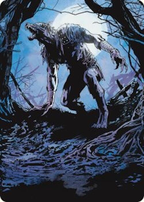 Krallenhorde Howler Art Card [Innistrad Remastered Art Series] | Good Games Adelaide SA