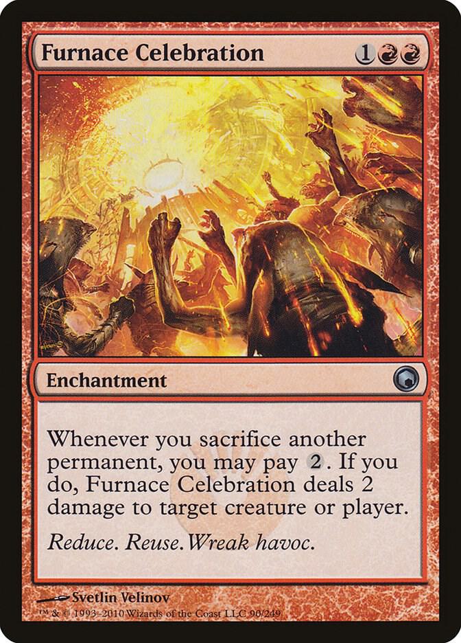Furnace Celebration 90 (Scars of Mirrodin)  - Foil | Good Games Adelaide SA