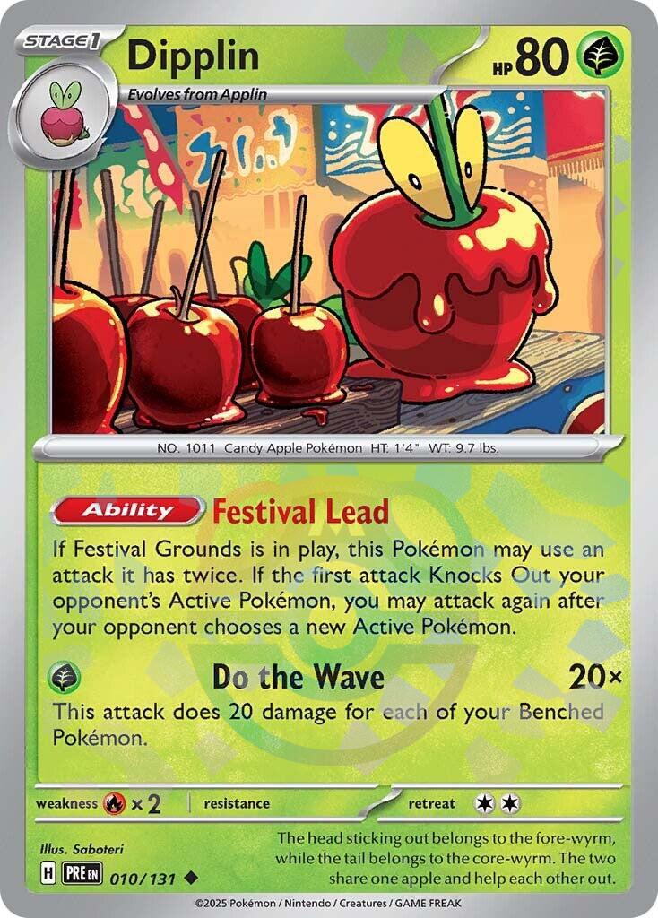 Dipplin (010/131) (Master Ball Pattern) [Scarlet & Violet: Prismatic Evolutions] | Good Games Adelaide SA
