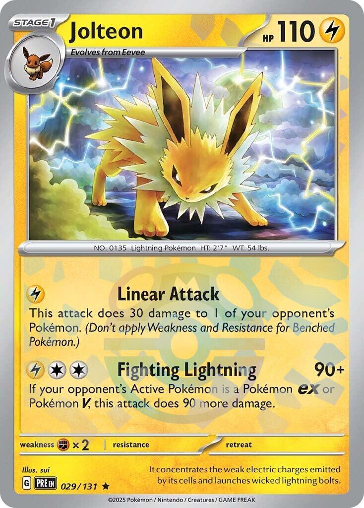 Jolteon (029/131) (Master Ball Pattern) [Scarlet & Violet: Prismatic Evolutions] | Good Games Adelaide SA