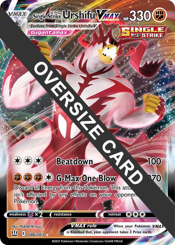 Single Strike Urshifu VMAX 086 163 086/163 (Jumbo Cards)  - Holofoil | Good Games Adelaide SA