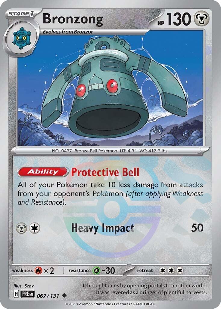 Bronzong (067/131) (Master Ball Pattern) [Scarlet & Violet: Prismatic Evolutions] | Good Games Adelaide SA