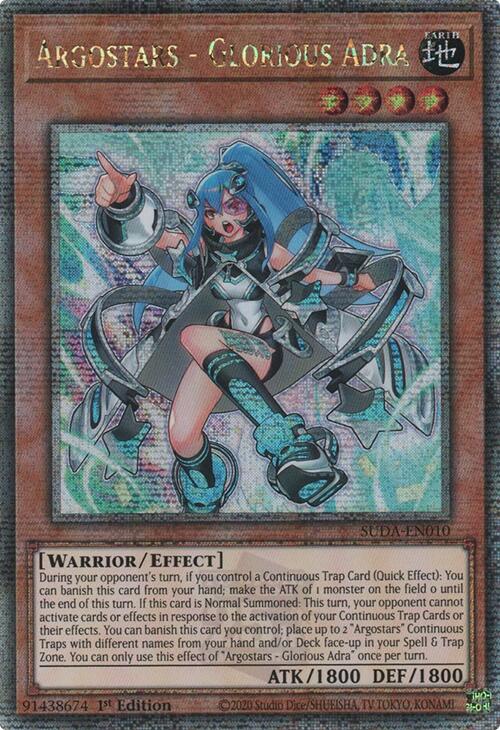 Argostars - Glorious Adra (Quarter Century Secret Rare) [SUDA-EN010] Quarter Century Secret Rare | Good Games Adelaide SA