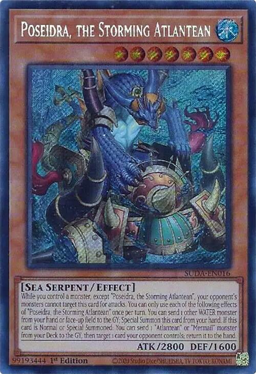 Poseidra, the Storming Atlantean [SUDA-EN016] Secret Rare | Good Games Adelaide SA