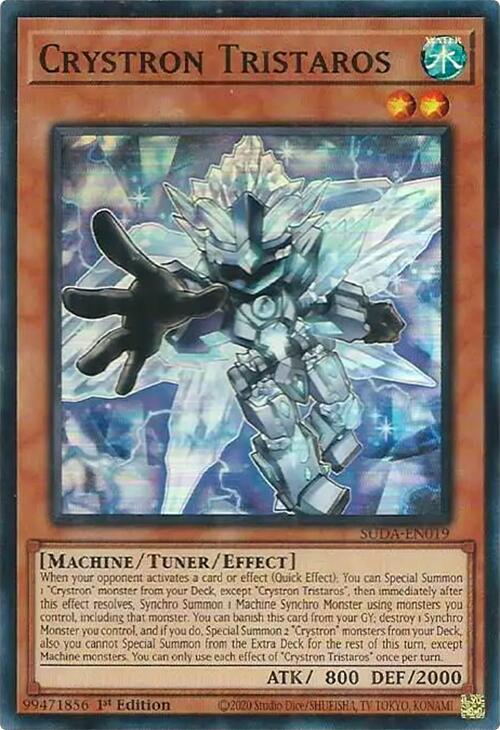 Crystron Tristaros [SUDA-EN019] Super Rare | Good Games Adelaide SA