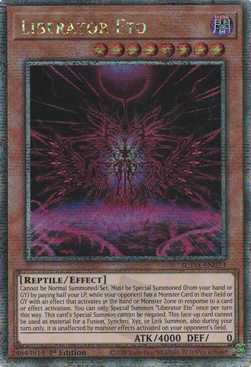 Liberator Eto (Quarter Century Secret Rare) [SUDA-EN023] Quarter Century Secret Rare | Good Games Adelaide SA