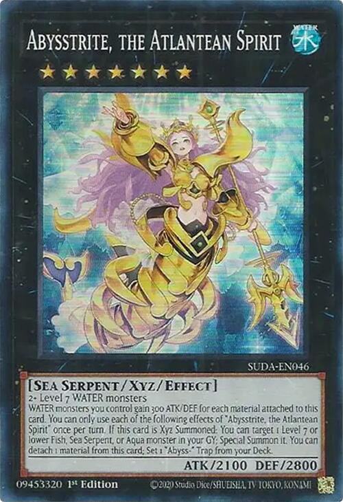 Abysstrite, the Atlantean Spirit [SUDA-EN046] Super Rare | Good Games Adelaide SA