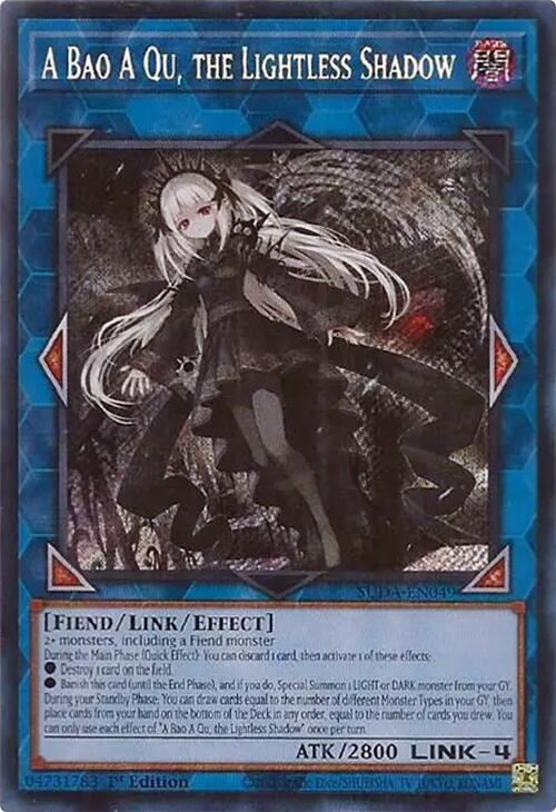 A Bao A Qu, the Lightless Shadow [SUDA-EN049] Secret Rare | Good Games Adelaide SA