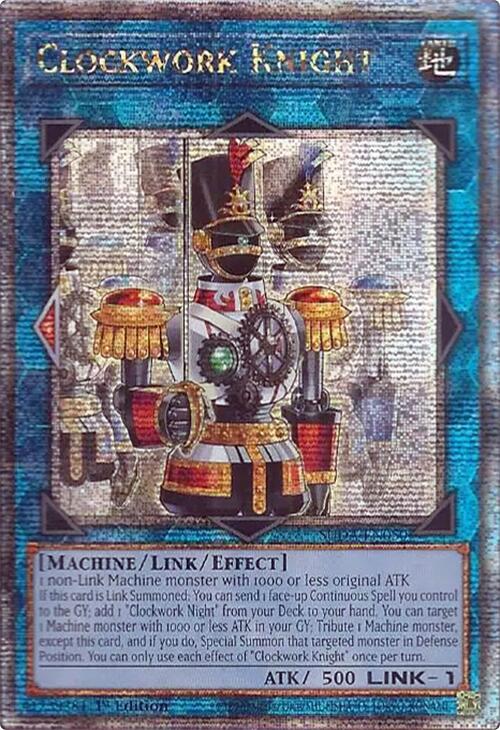 Clockwork Knight (Quarter Century Secret Rare) [SUDA-EN050] Quarter Century Secret Rare | Good Games Adelaide SA