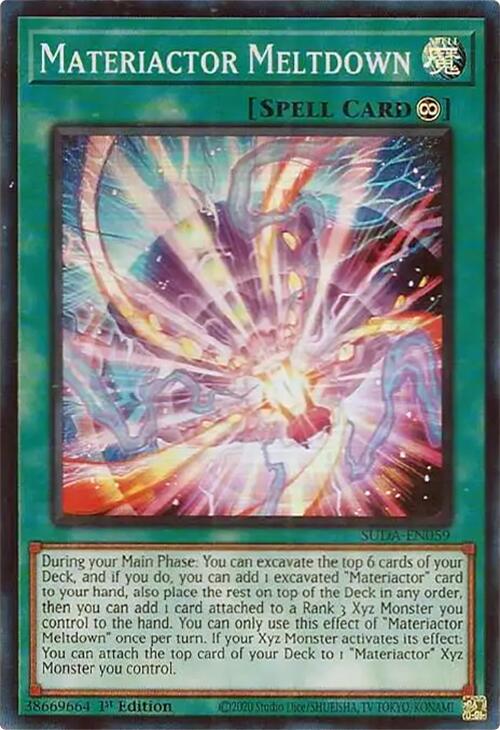 Materiactor Meltdown [SUDA-EN059] Super Rare | Good Games Adelaide SA
