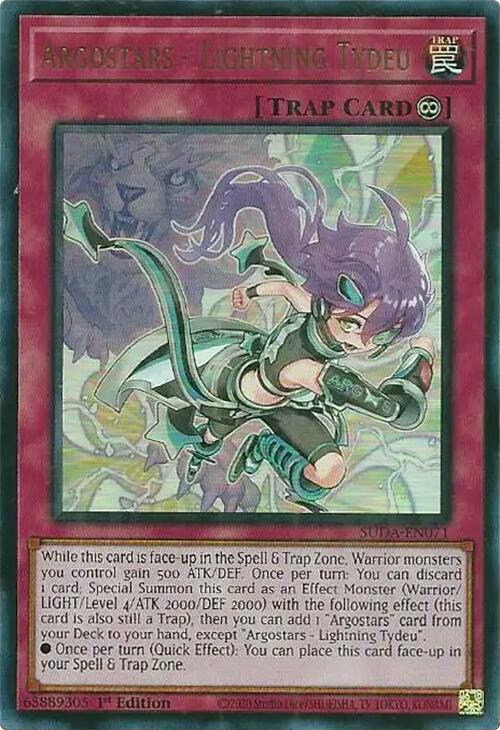 Argostars - Lightning Tydeu [SUDA-EN071] Ultra Rare | Good Games Adelaide SA