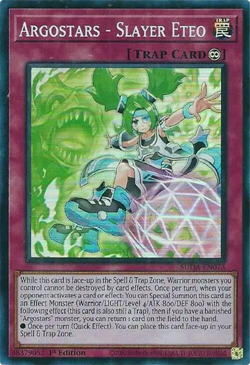 Argostars - Slayer Eteo [SUDA-EN073] Super Rare | Good Games Adelaide SA