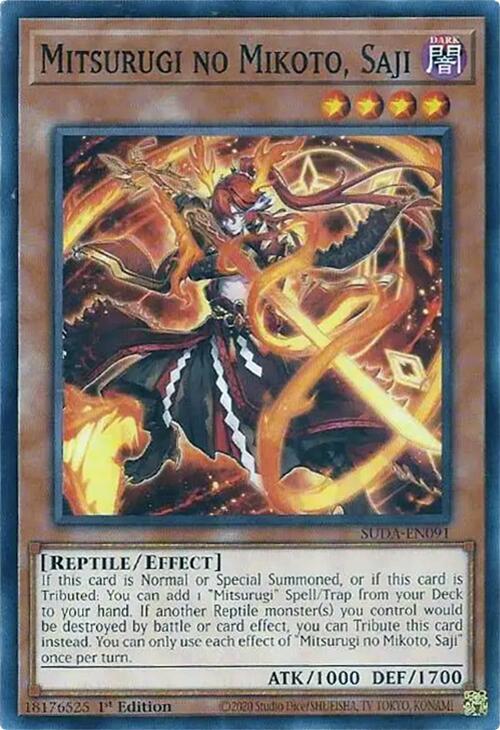 Mitsurugi no Mikoto, Saji [SUDA-EN091] Common | Good Games Adelaide SA