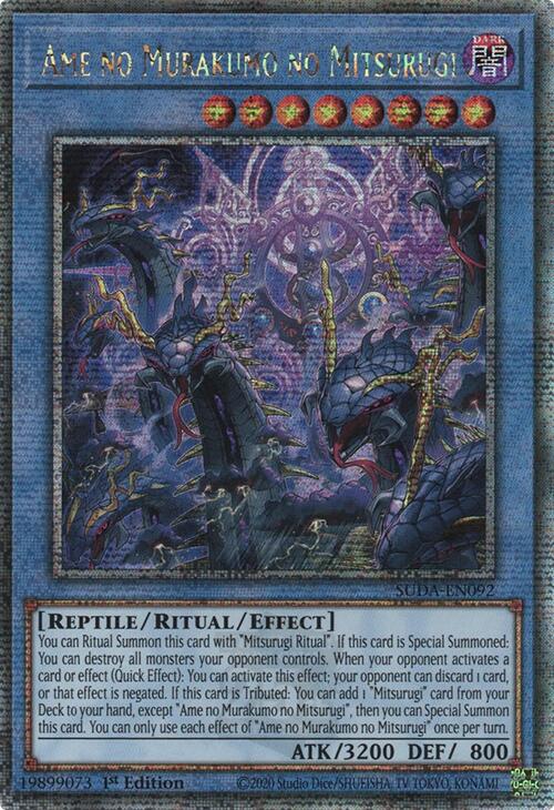 Ame no Murakumo no Mitsurugi (Quarter Century Secret Rare) [SUDA-EN092] Quarter Century Secret Rare | Good Games Adelaide SA