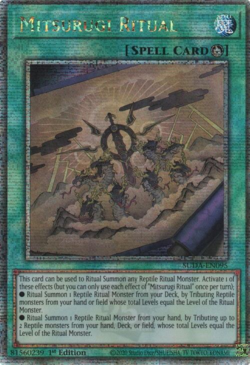 Mitsurugi Ritual (Quarter Century Secret Rare) [SUDA-EN095] Quarter Century Secret Rare | Good Games Adelaide SA