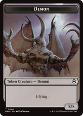 Demon // Human Cleric Double-Sided Token [Innistrad Remastered Tokens] | Good Games Adelaide SA