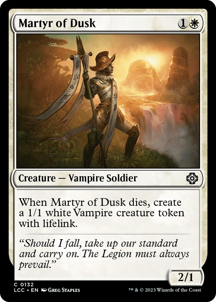 Martyr of Dusk [The Lost Caverns of Ixalan Commander] | Good Games Adelaide SA