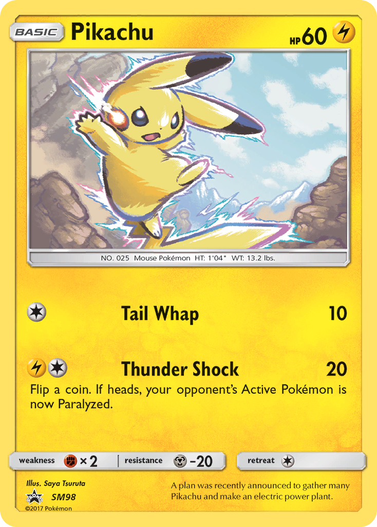 Pikachu (SM98) [Sun & Moon: Black Star Promos] | Good Games Adelaide SA