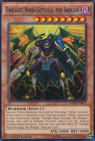 Twilight Ninja Getsuga, the Shogun [BOSH-EN017] Rare | Good Games Adelaide SA