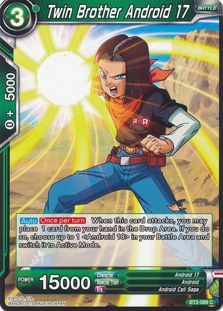 Twin Brother Android 17 [BT2-089] | Good Games Adelaide SA