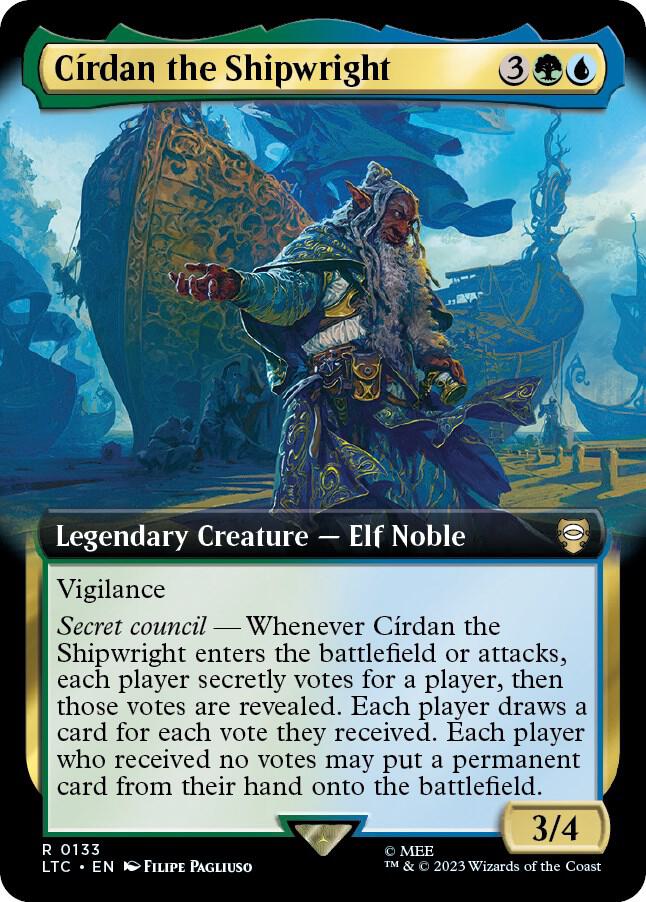 Círdan the Shipwright 133 (Commander: The Lord of the Rings: Tales of Middle-earth)  - Extended Art | Good Games Adelaide SA