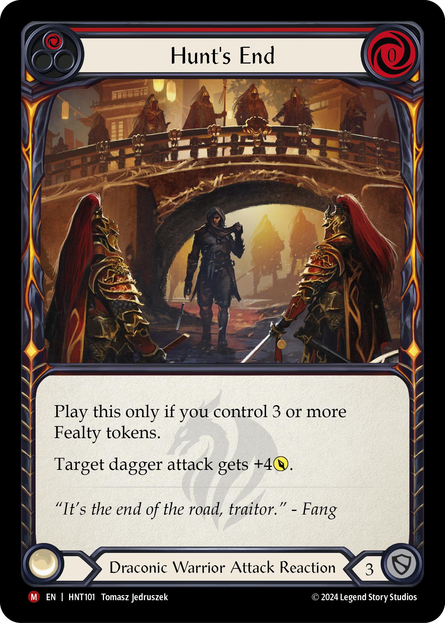 Hunt's End [HNT101] (The Hunted)  Rainbow Foil | Good Games Adelaide SA