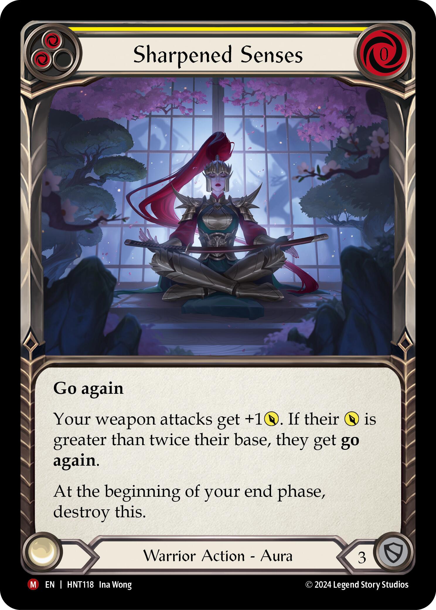 Sharpened Senses [HNT118] (The Hunted)  Rainbow Foil | Good Games Adelaide SA