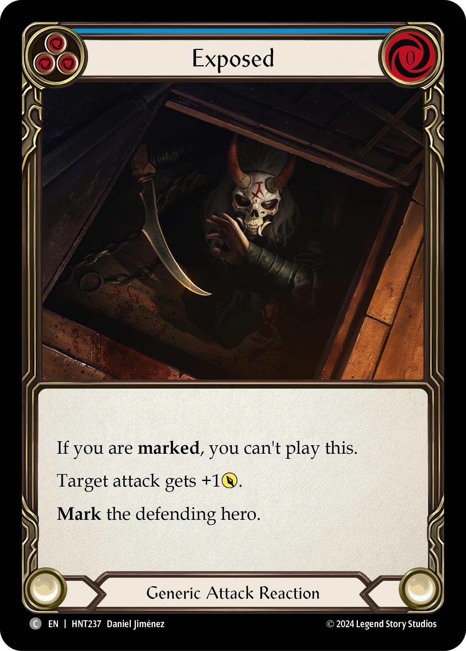 Exposed (Blue) [HNT237] (The Hunted) | Good Games Adelaide SA