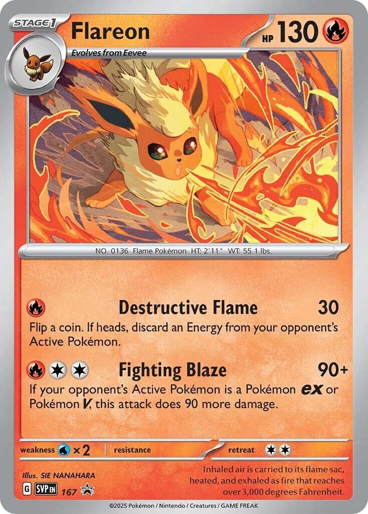 Flareon (SVP167) [Scarlet & Violet: Black Star Promos] | Good Games Adelaide SA