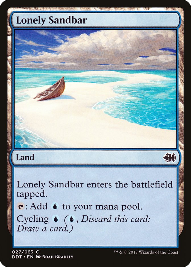 Lonely Sandbar [Duel Decks: Merfolk vs. Goblins] | Good Games Adelaide SA