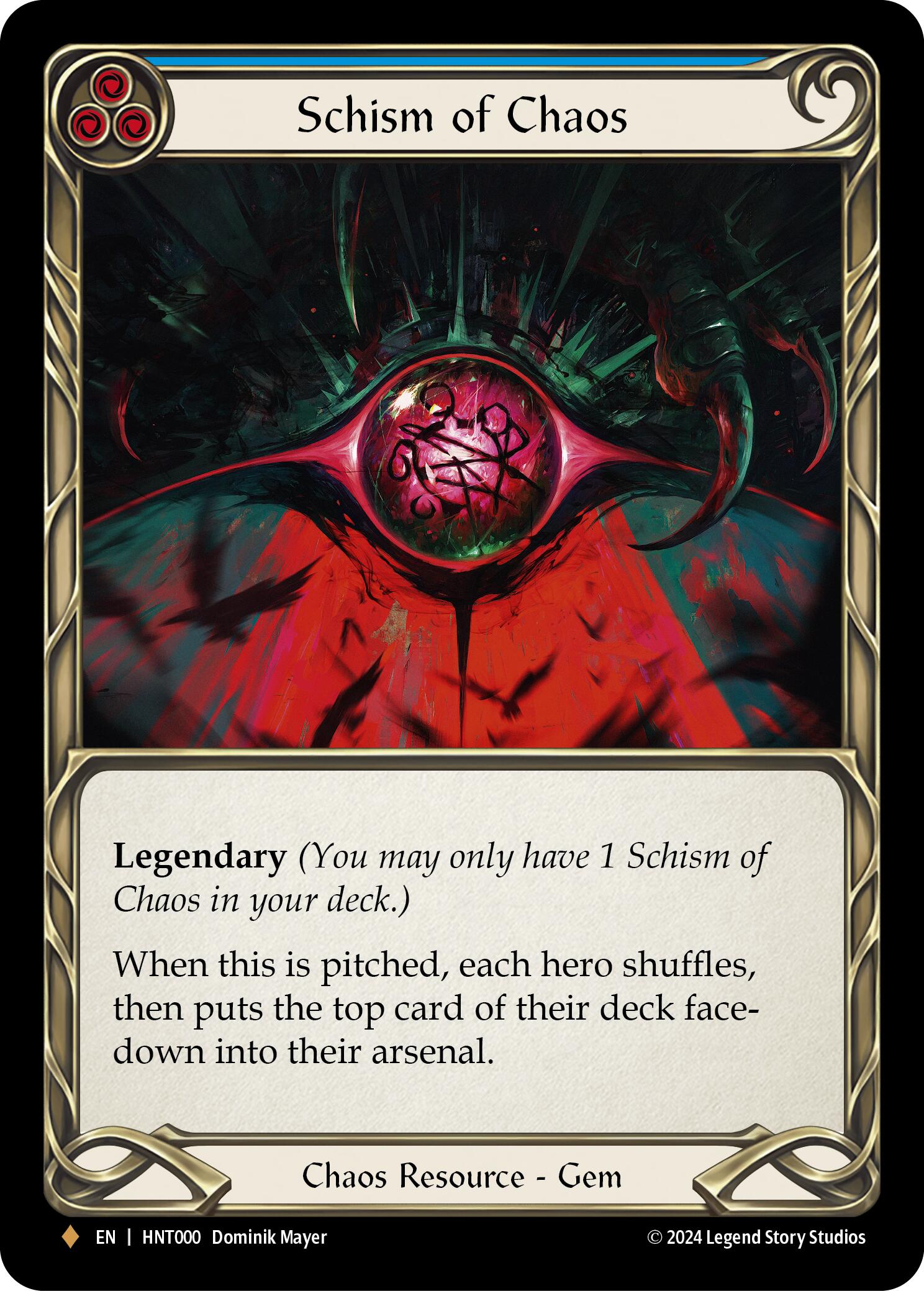 Schism of Chaos [HNT000] (The Hunted)  Rainbow Foil | Good Games Adelaide SA