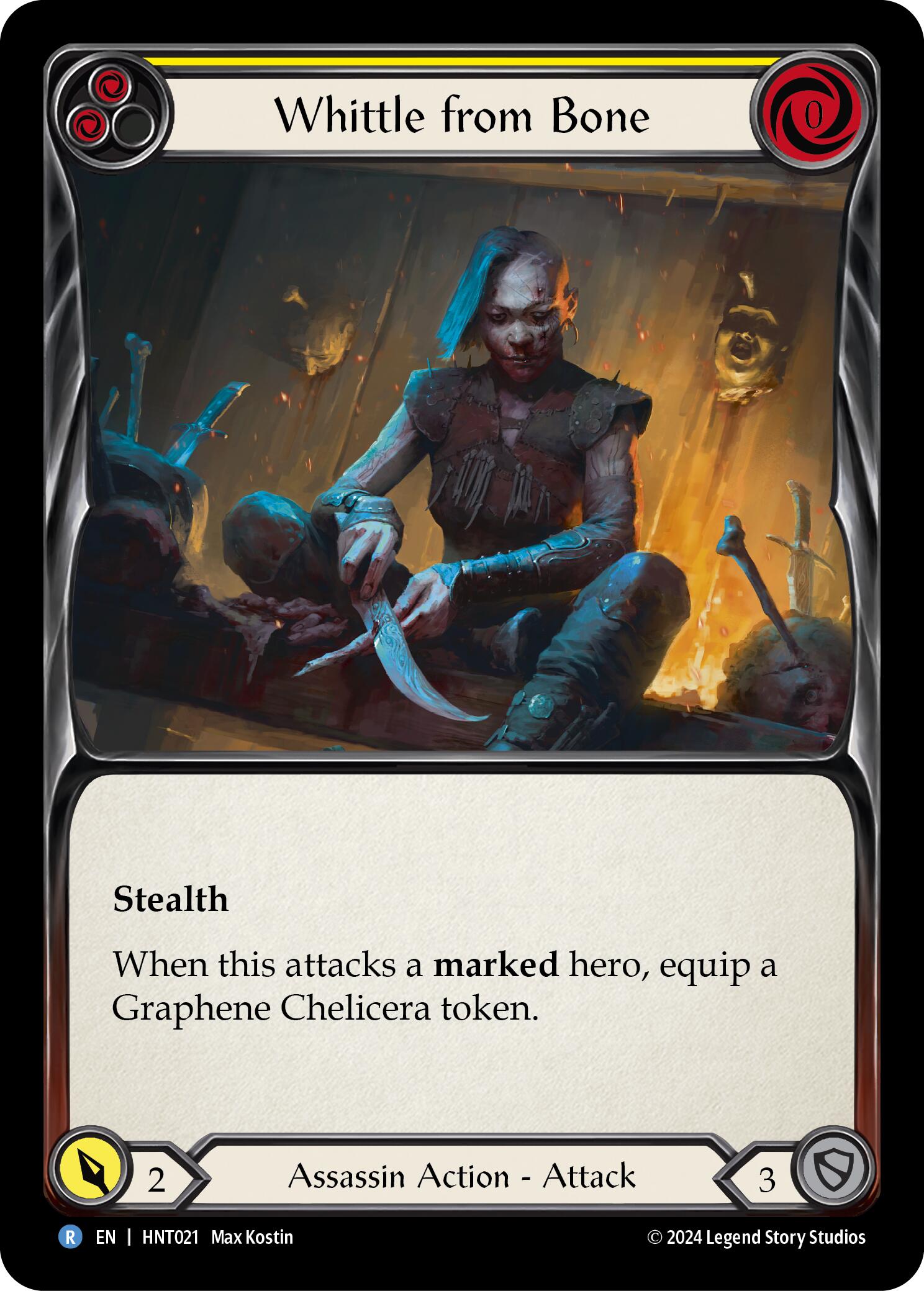 Whittle from Bone (Yellow) [HNT021] (The Hunted) | Good Games Adelaide SA