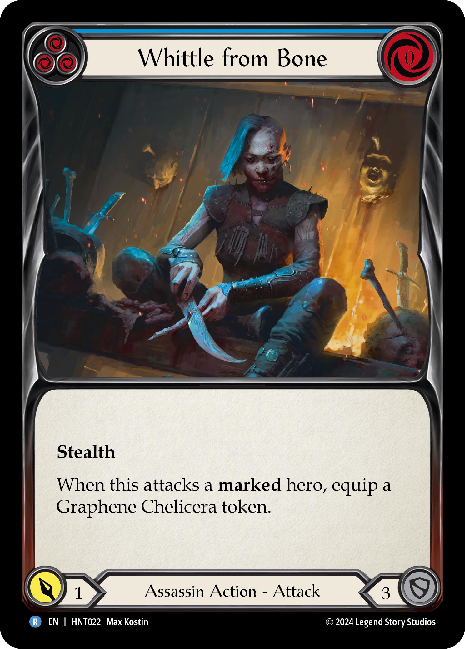 Whittle from Bone (Blue) [HNT022] (The Hunted) | Good Games Adelaide SA