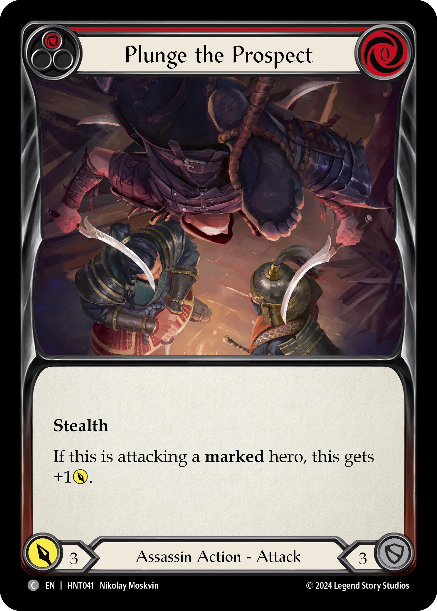 Plunge the Prospect (Red) [HNT041] (The Hunted) | Good Games Adelaide SA