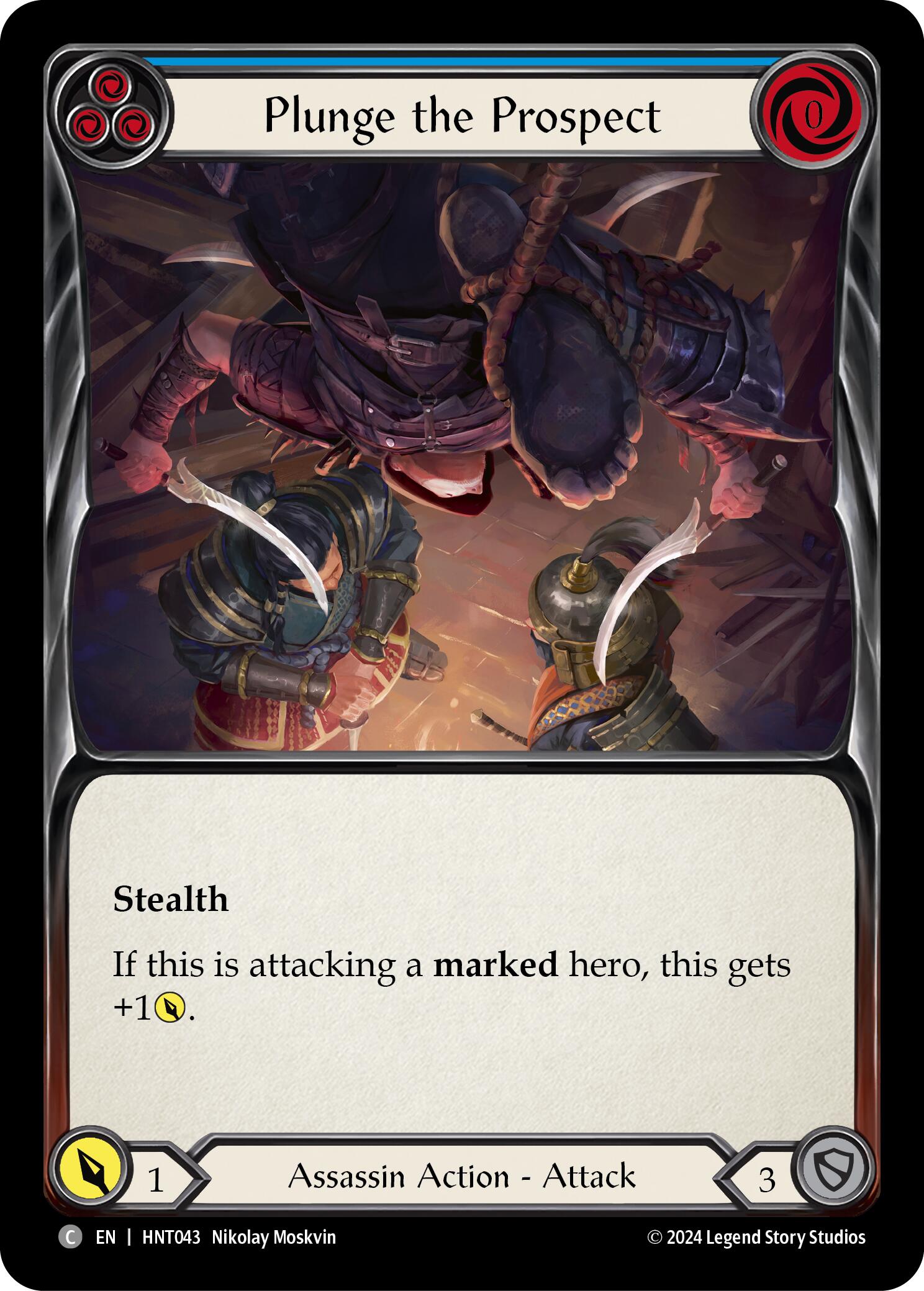 Plunge the Prospect (Blue) [HNT043] (The Hunted) | Good Games Adelaide SA