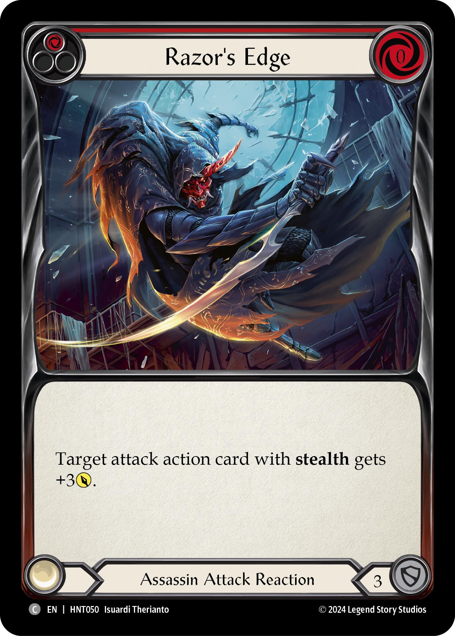 Razor's Edge (Red) [HNT050] (The Hunted) | Good Games Adelaide SA