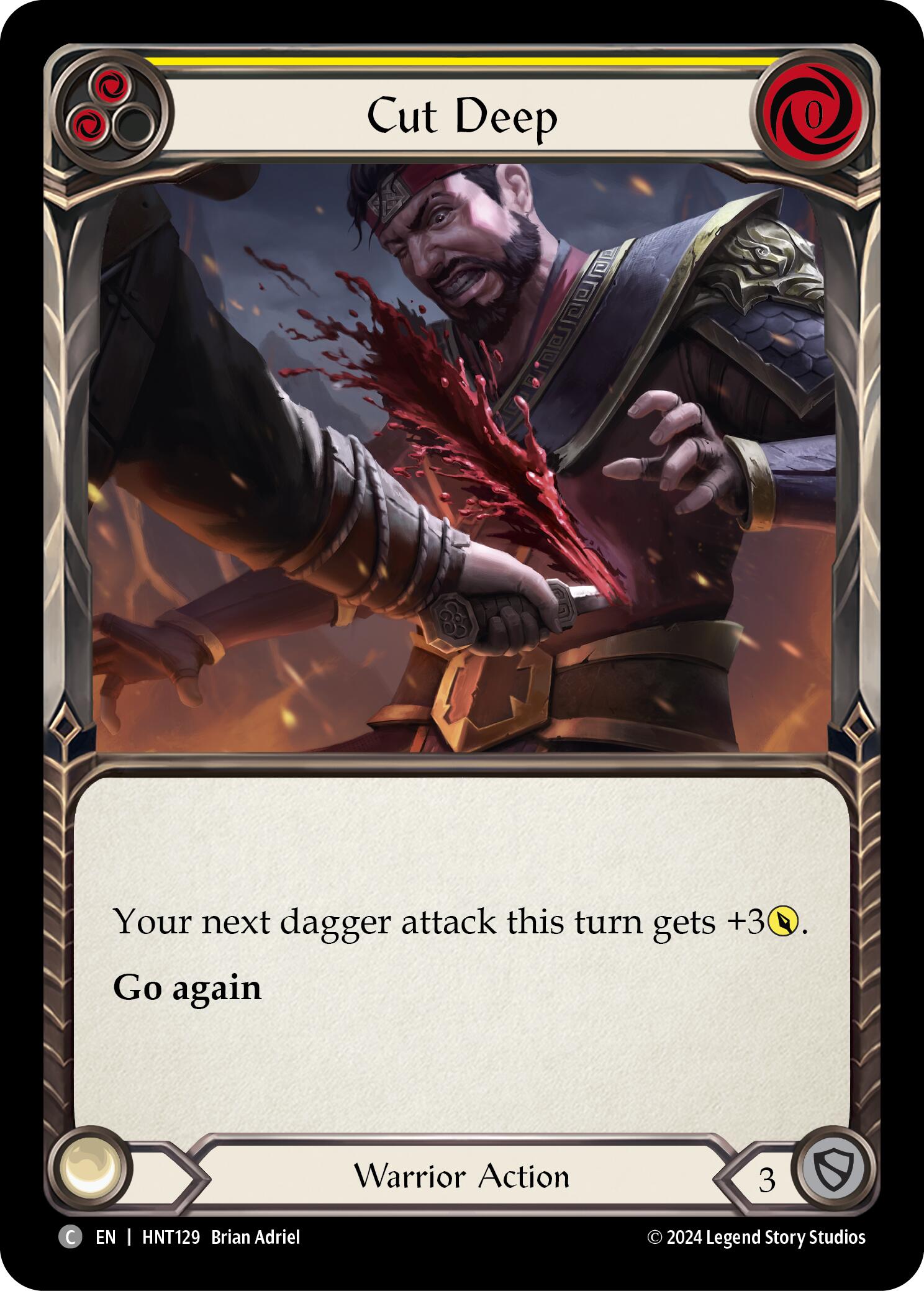 Cut Deep (Yellow) [HNT129] (The Hunted) | Good Games Adelaide SA