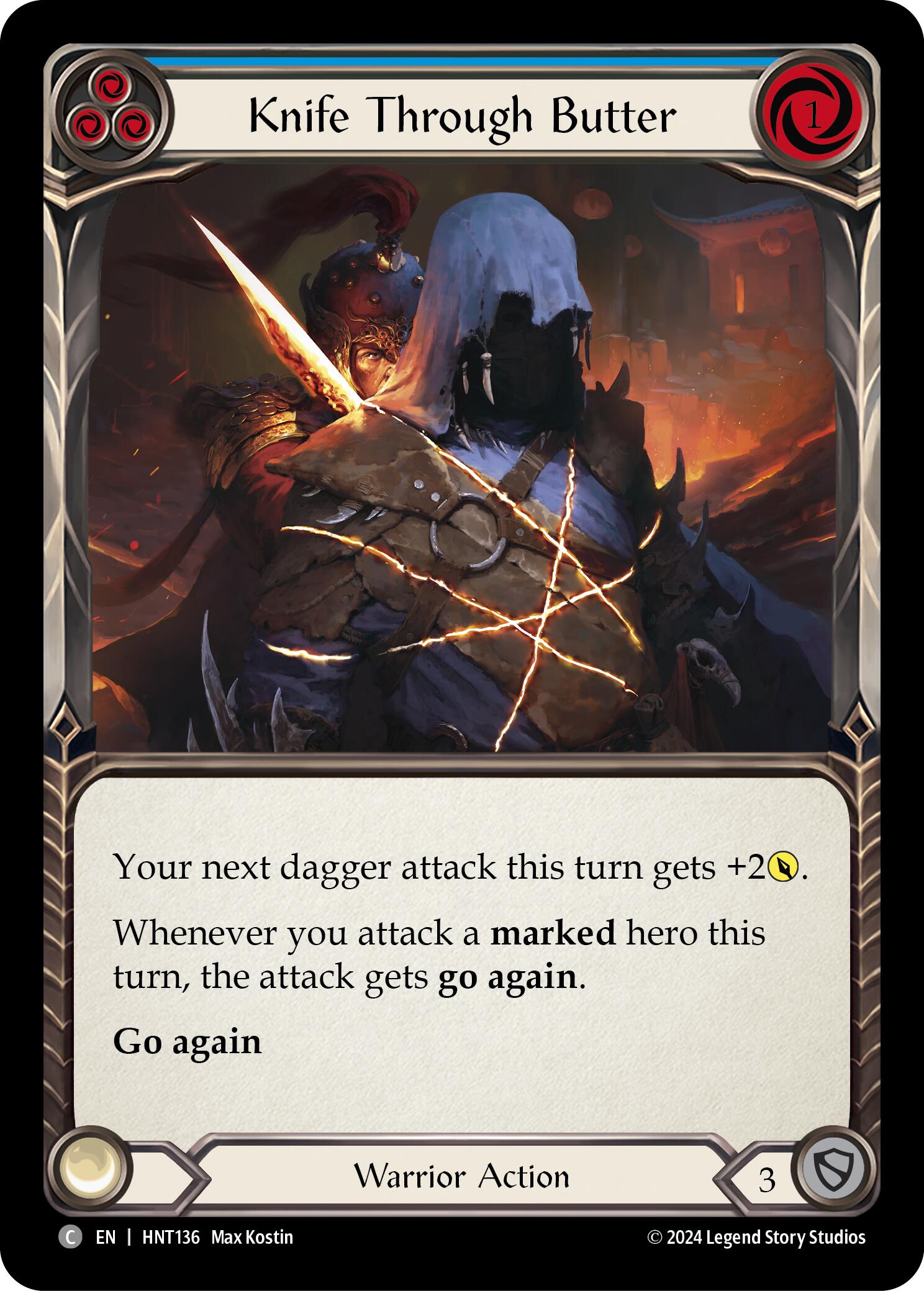 Knife through Butter (Blue) [HNT136] (The Hunted) | Good Games Adelaide SA