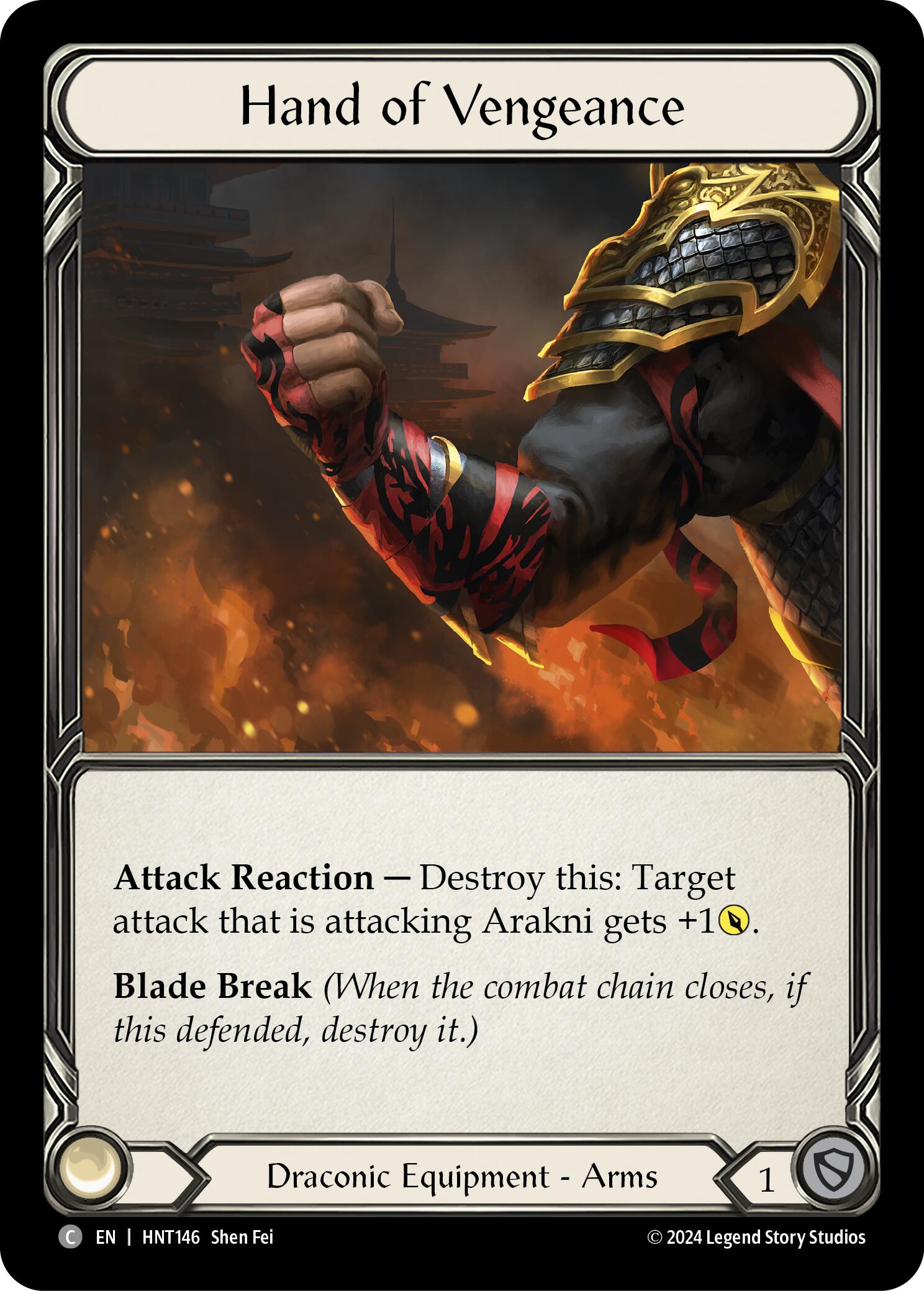 Hand of Vengeance [HNT146] (The Hunted)  Cold Foil | Good Games Adelaide SA