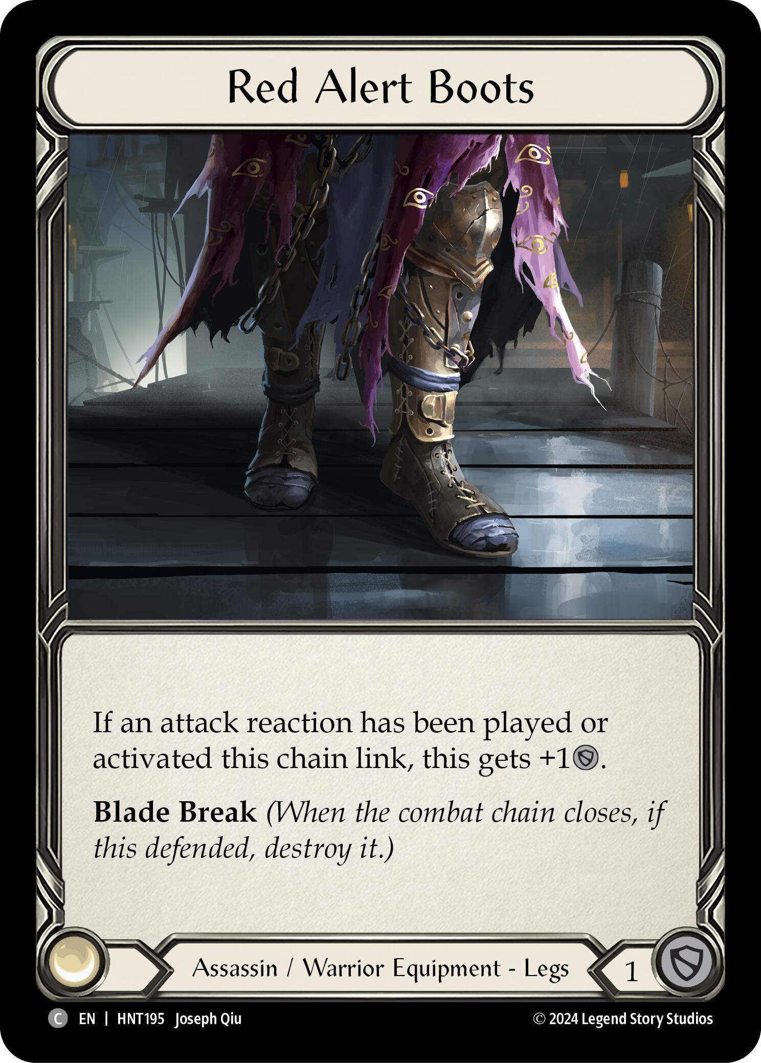 Red Alert Boots [HNT195] (The Hunted)  Cold Foil | Good Games Adelaide SA
