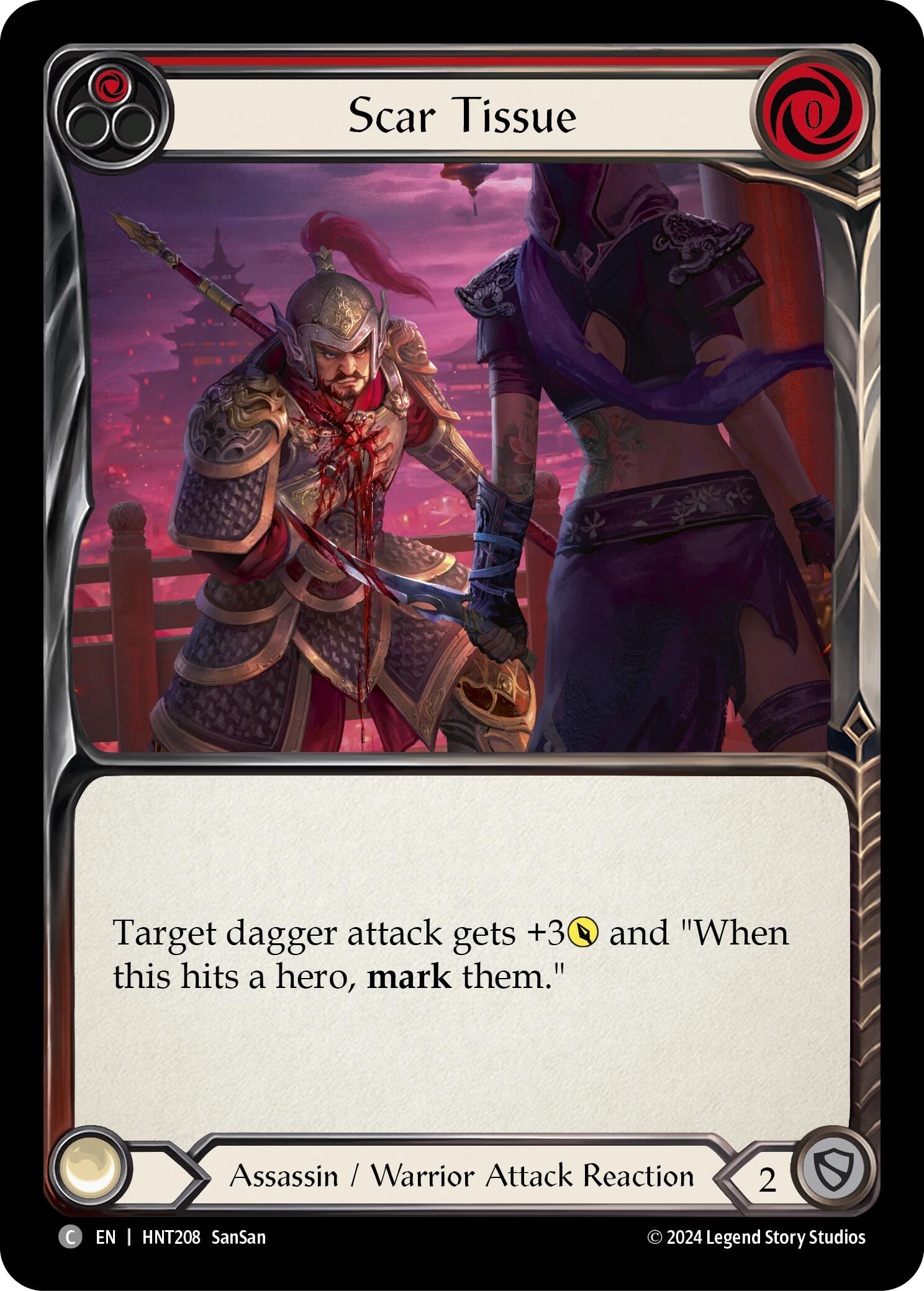 Scar Tissue (Red) [HNT208] (The Hunted)  Rainbow Foil | Good Games Adelaide SA