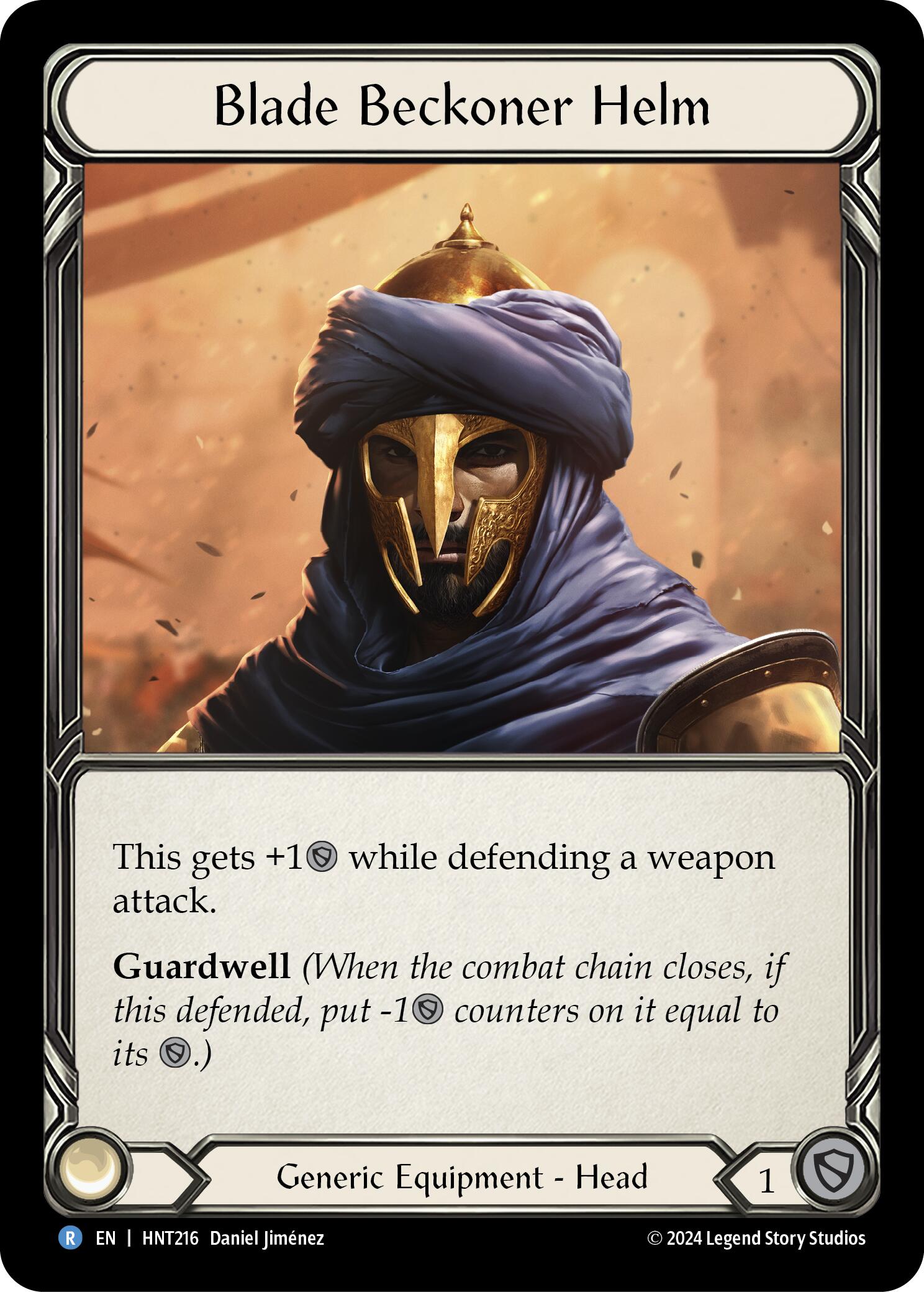 Blade Beckoner Helm [HNT216] (The Hunted)  Cold Foil | Good Games Adelaide SA