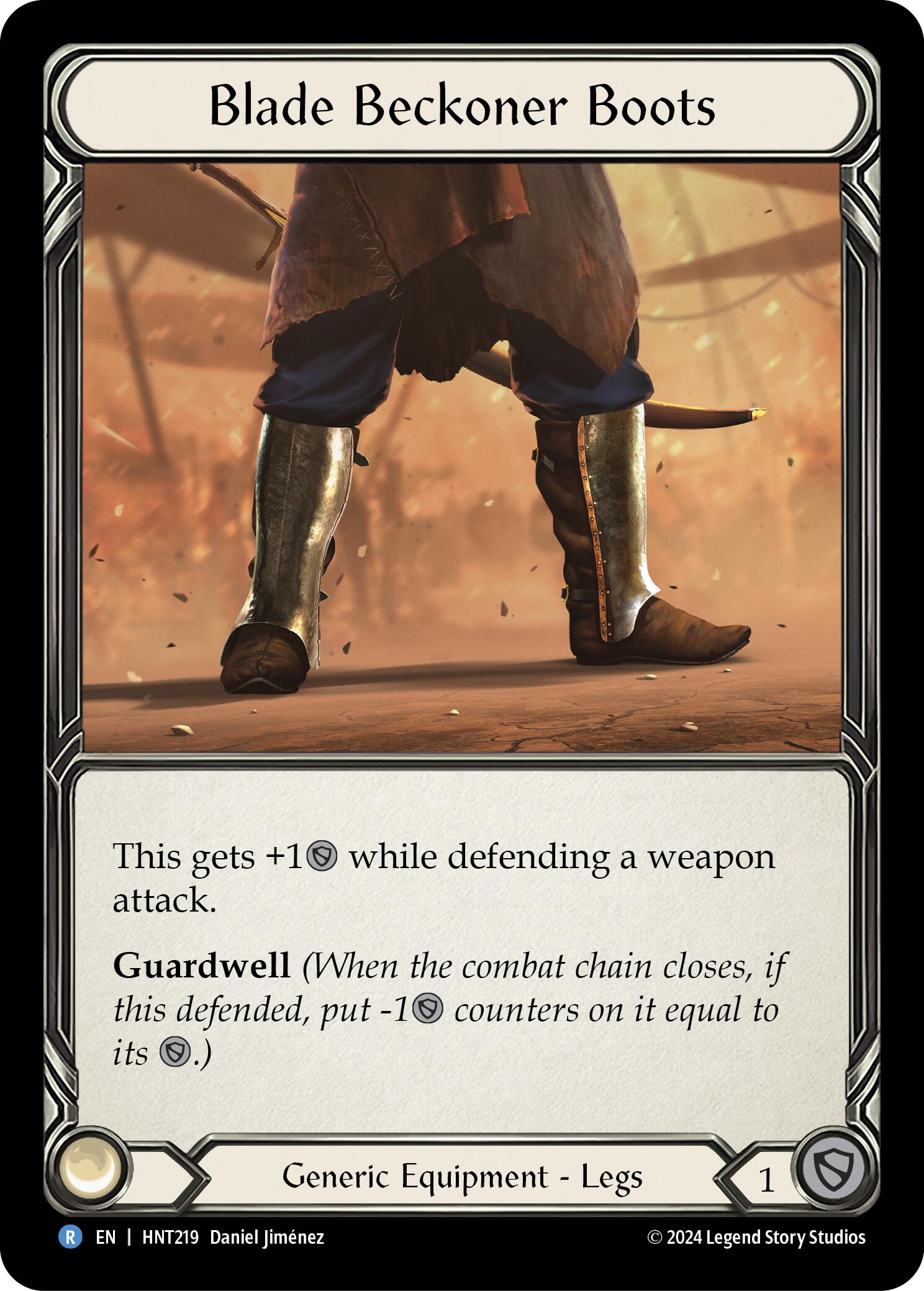 Blade Beckoner Boots [HNT219] (The Hunted)  Cold Foil | Good Games Adelaide SA