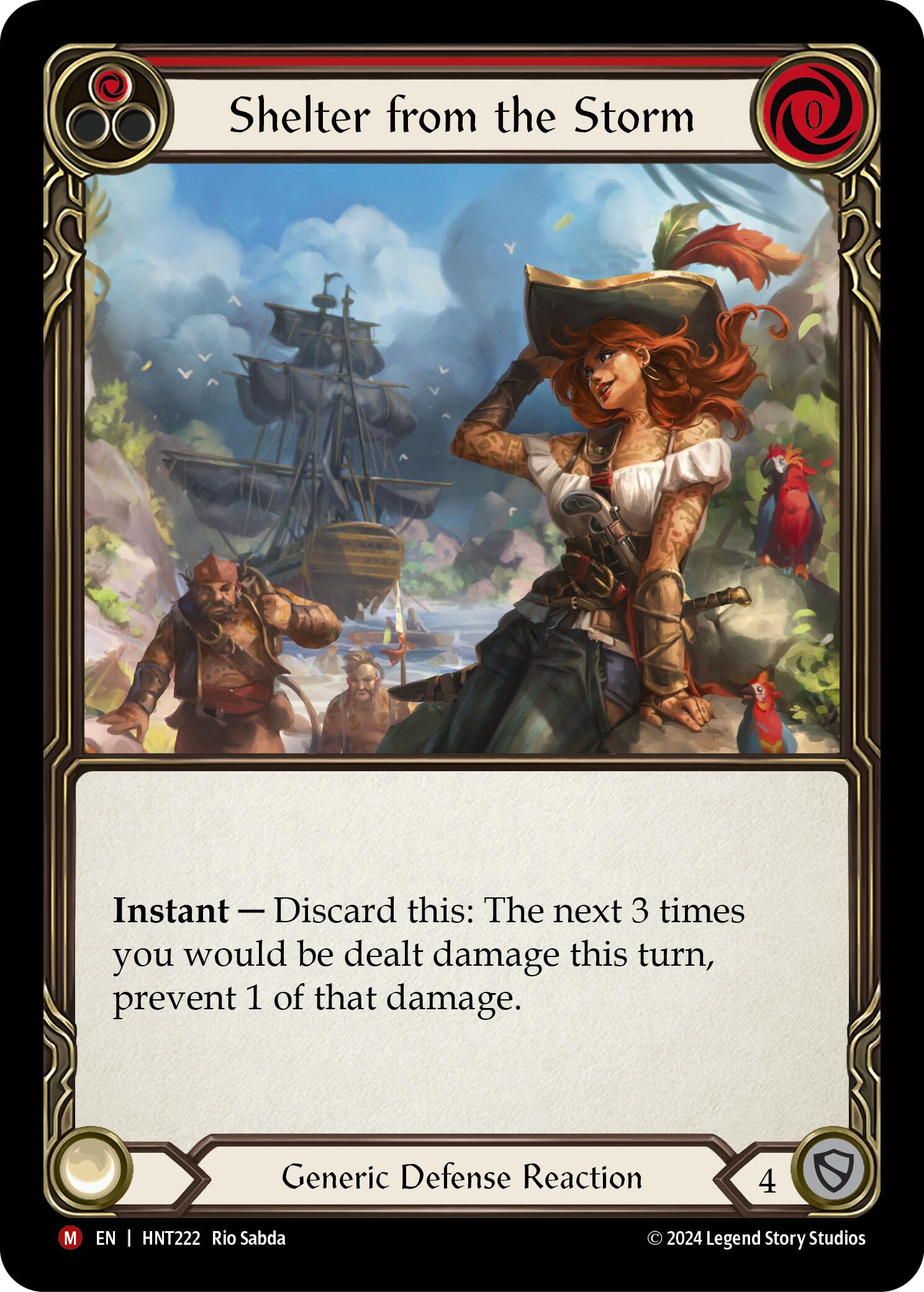 Shelter from the Storm [HNT222] (The Hunted)  Rainbow Foil | Good Games Adelaide SA