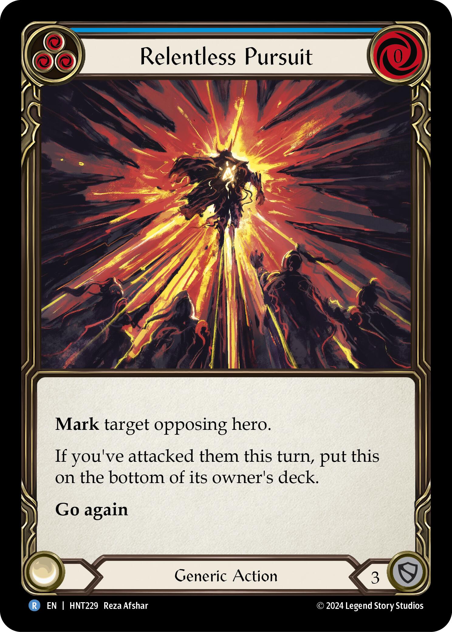 Relentless Pursuit (Blue) [HNT229] (The Hunted) | Good Games Adelaide SA