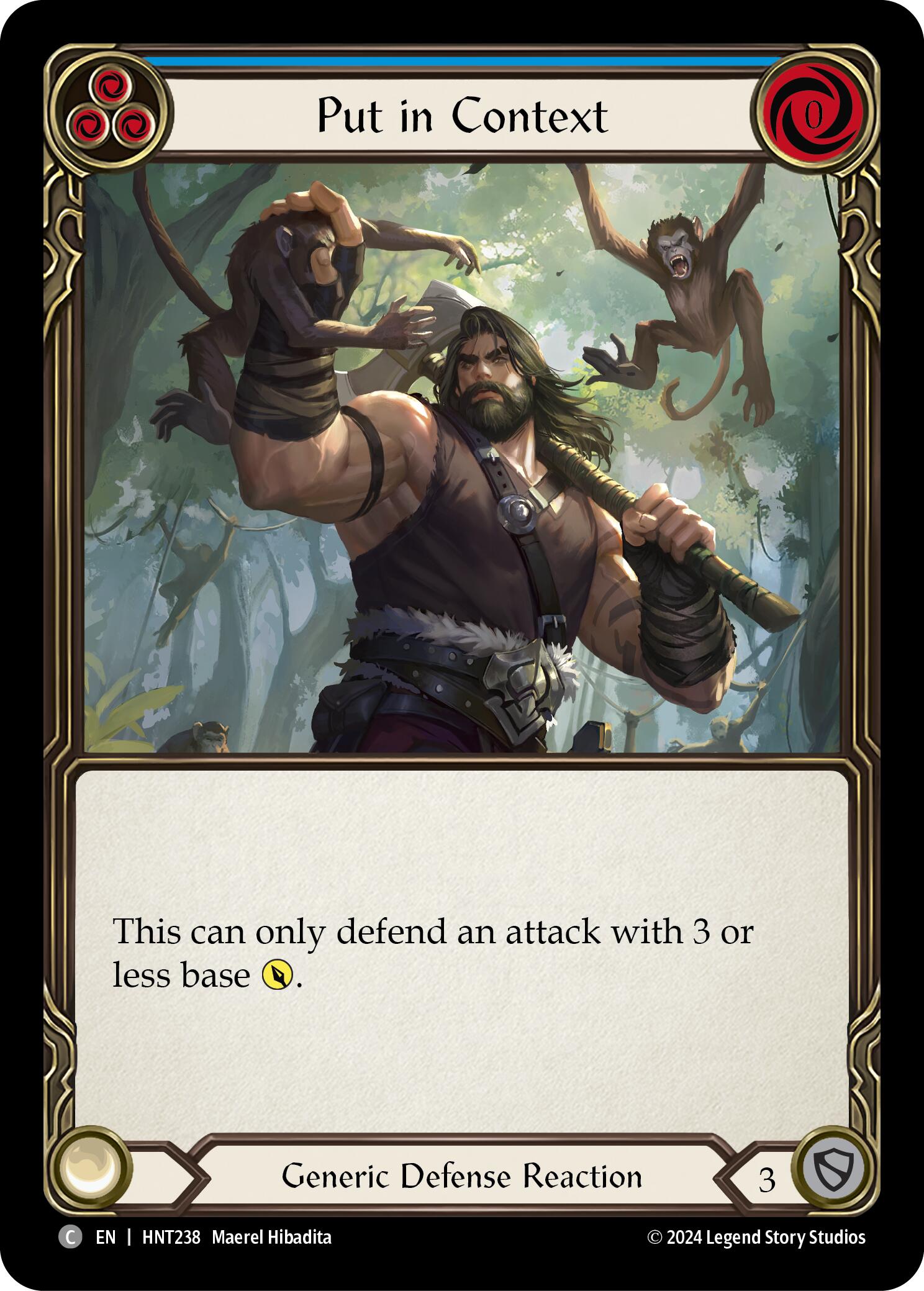 Put in Context (Blue) [HNT238] (The Hunted)  Rainbow Foil | Good Games Adelaide SA