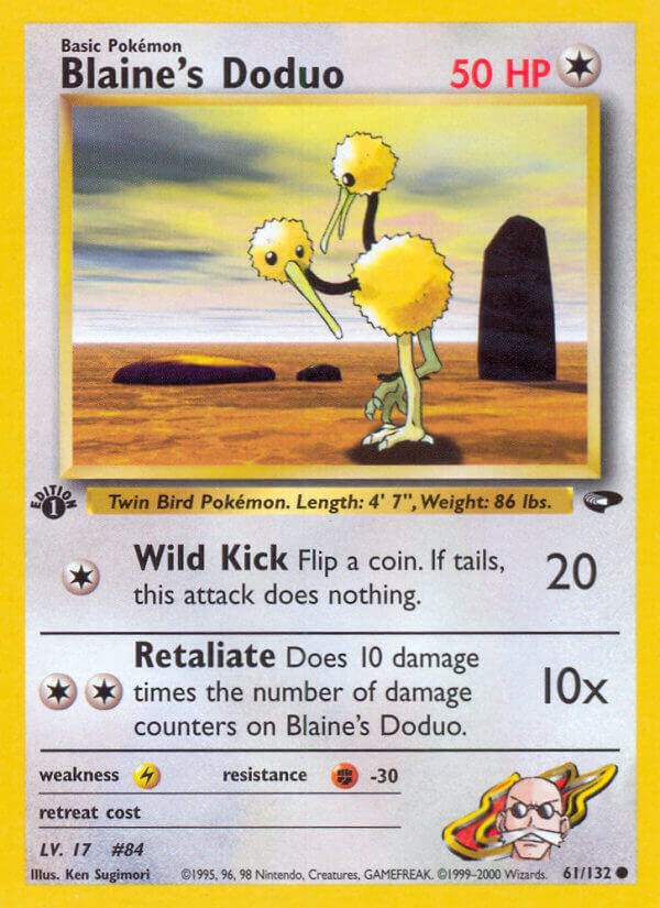 Blaines Doduo 061/132 (Gym Challenge)  - 1st Edition | Good Games Adelaide SA