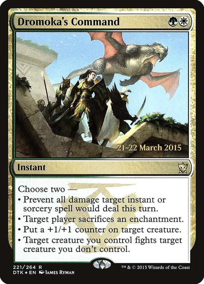 Dromokas Command 221 (Prerelease Cards)  - Foil | Good Games Adelaide SA